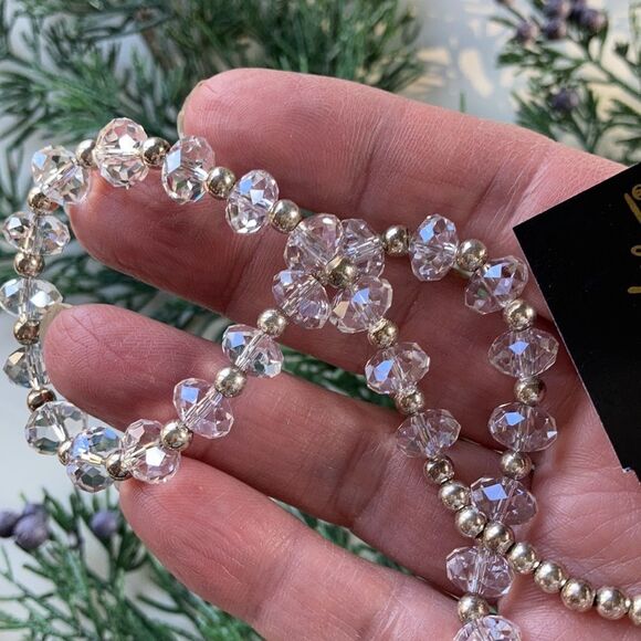 Cookie Lee Bundle Hostess Exclusive Crystal Necklace and Crystal Stretch Ring - Picture 8 of 12